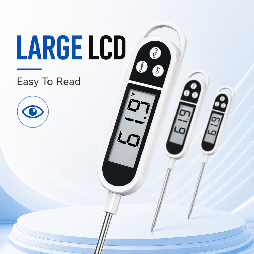 Baby Food Age - Digitale keukenthermometer met brede meetbereik en