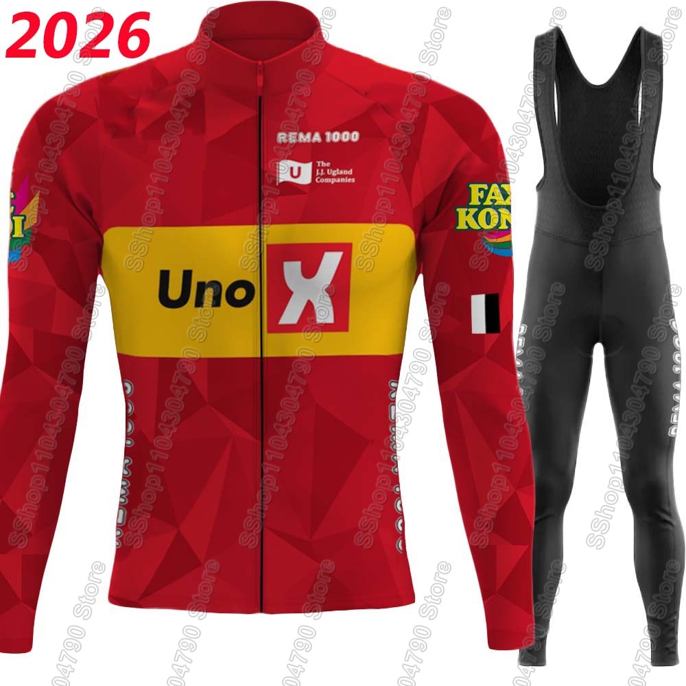 Bib Long Sleeve - Uno X Pro team 2026 Wielertrui