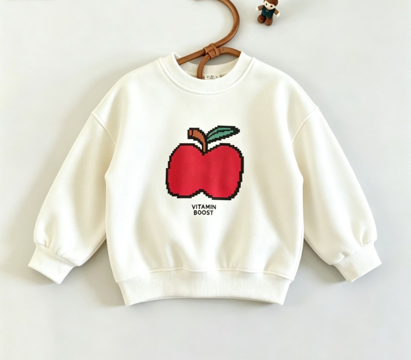 Baby Food Intake - Casual sweatshirt voor peuters, schattige voedsel-