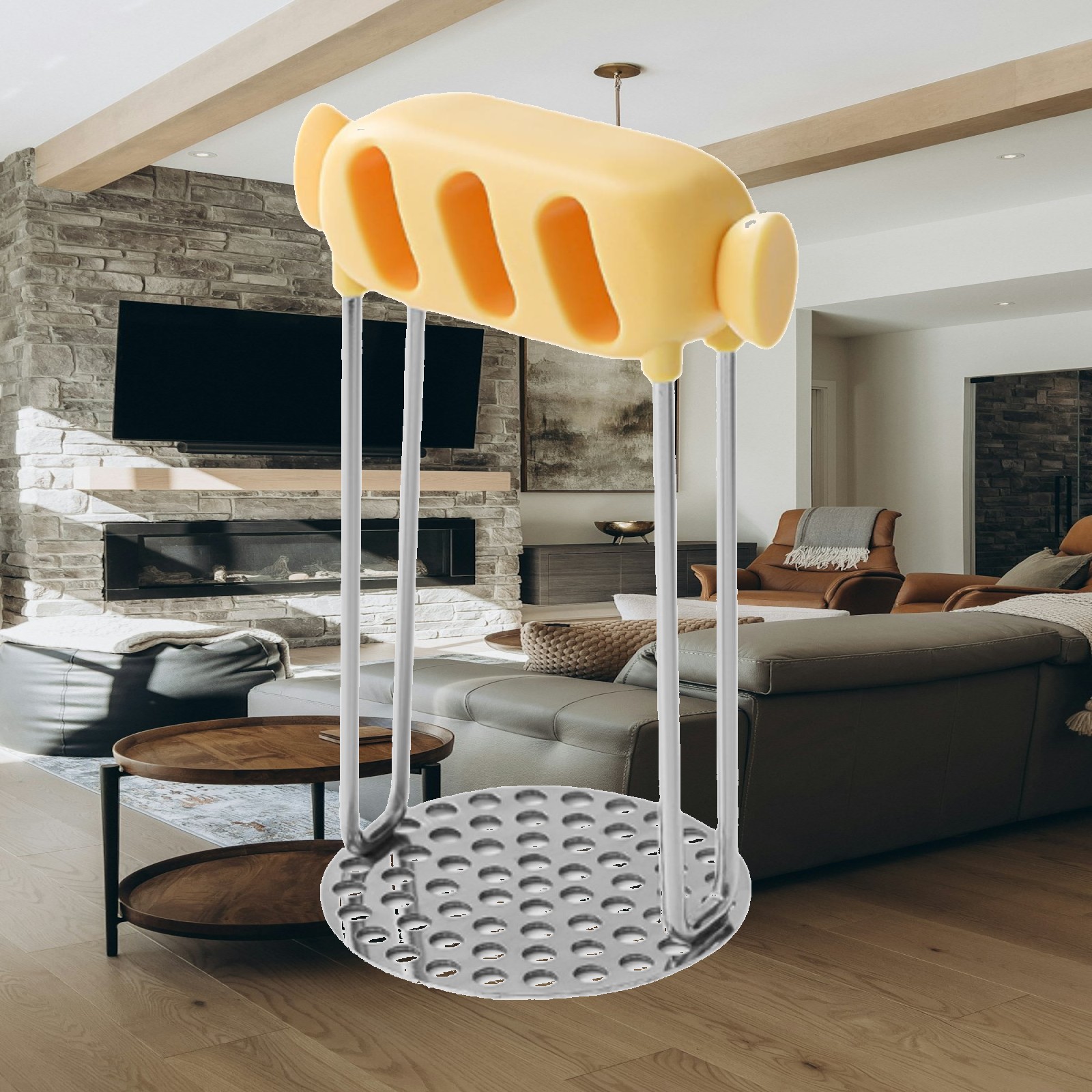 Baby Food Chopper - Handmatige aardappelverwerker van stevig roestvrij staal
