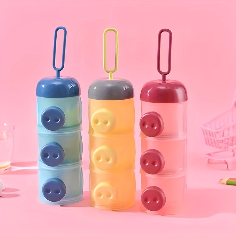 Baby Food For Travelling - 3-laags opbergdoos, onafhankelijke gelaagde melkpoedervakken, voedselopbergdoos,
