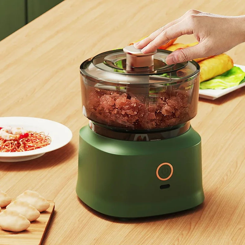 Baby Food Masher - Mini Vleesmolen Elektrische Knoflookstamper Multifunctionele Keuken