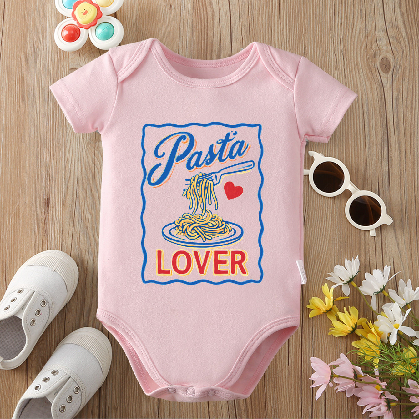 Baby Food Intake - 100% katoenen onesie zomer voedselprint ik