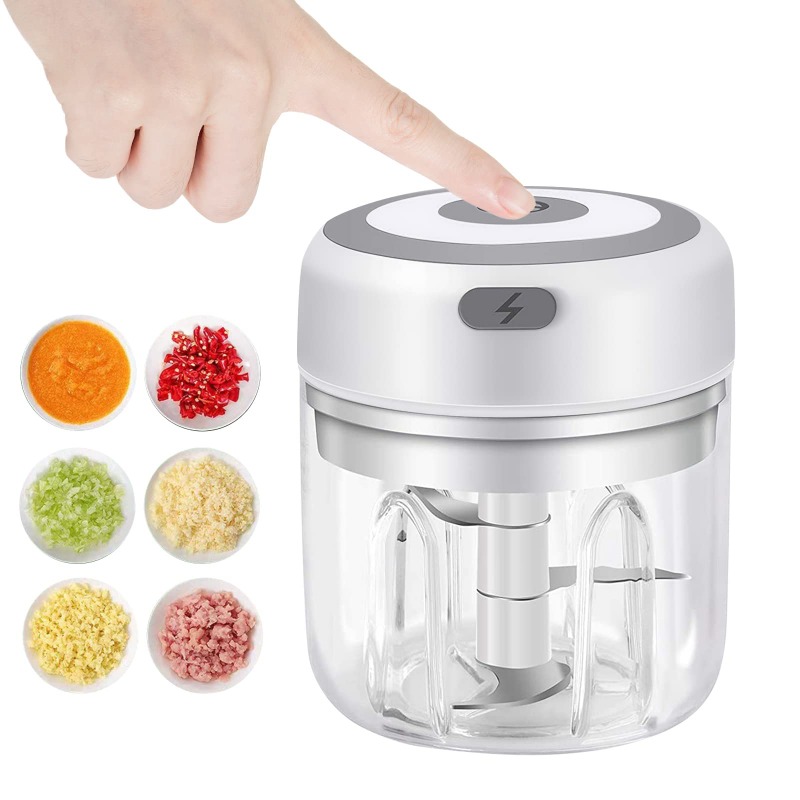 Baby Food Masher - 250ML elektrische knoflookmolen Huishoudelijke multifunctionele vleesmolen