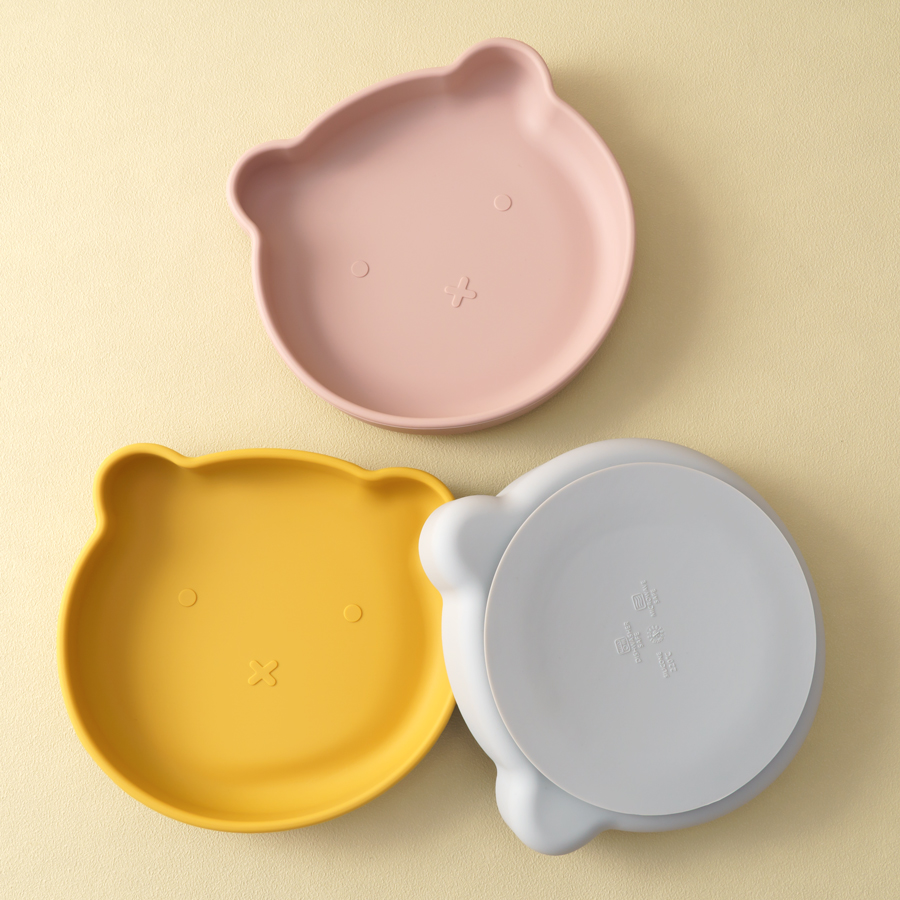 Baby Food Chopper - 1PC Siliconen Baby Gerechten Zuig Eetbord
