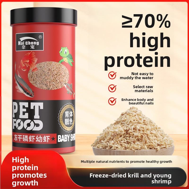 Baby Food High In Protein - Naichong Gefreeze-droogde Antarctische Krill - Hoogwaardig