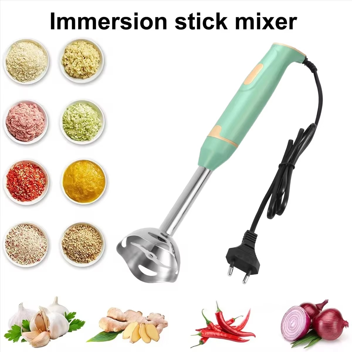 Baby Food Hand Blender - {best}Immersion Handstickblender Elektrische Voedselstickmixer voor vlees,