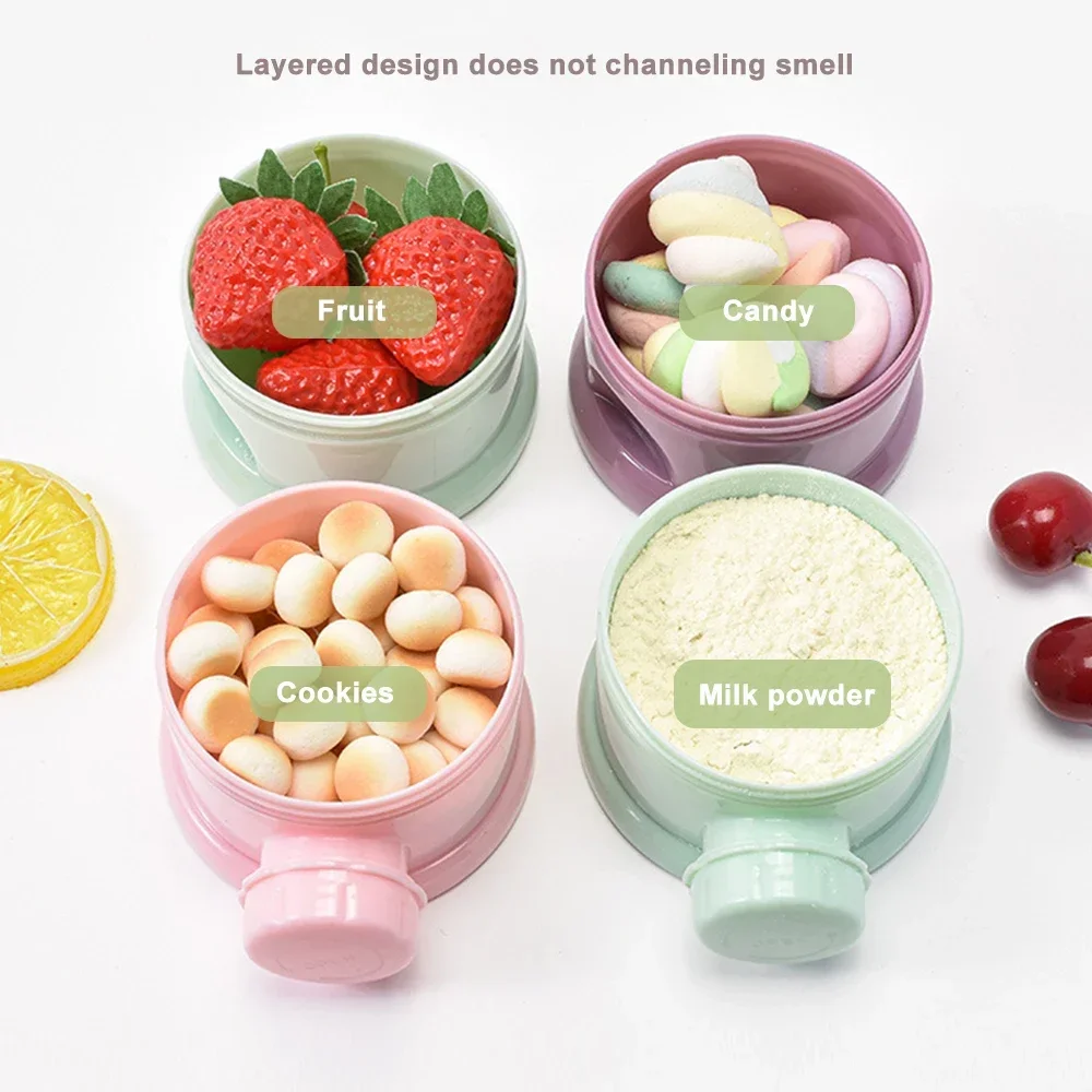 Baby Food For Travelling - 4-laags doosje voor babyvoeding, meerlaags opbergdoosje,
