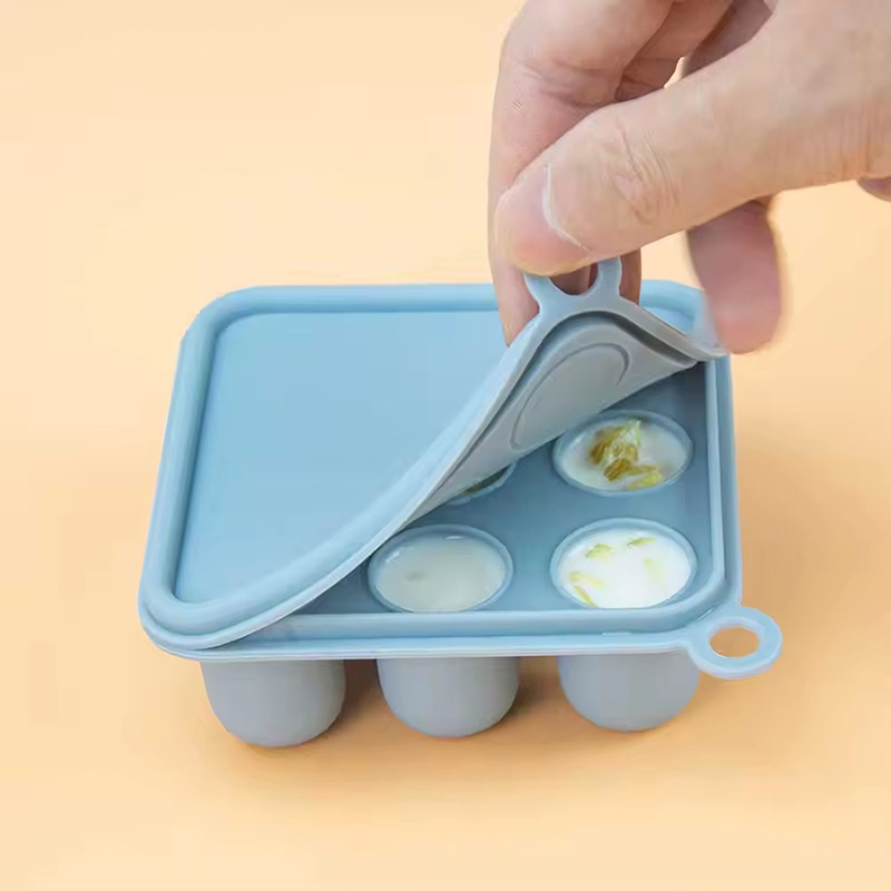Baby Food Containers Glass - Siliconen Babyvoeding Vriezer Lade Met Deksel