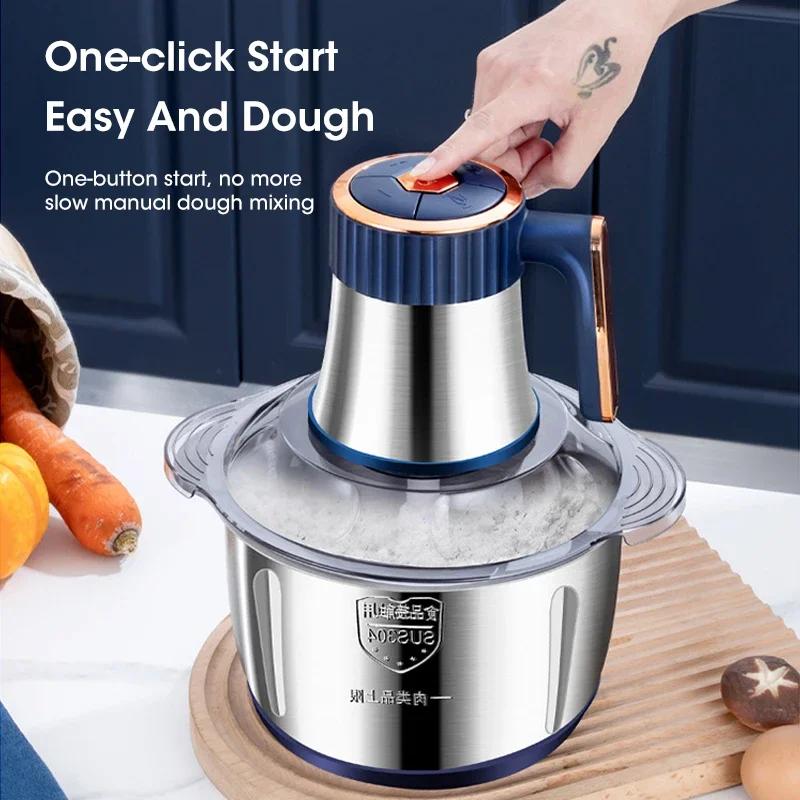 Baby Food Masher - 5L Elektrische Vleesmolens 304 Roestvrij Staal