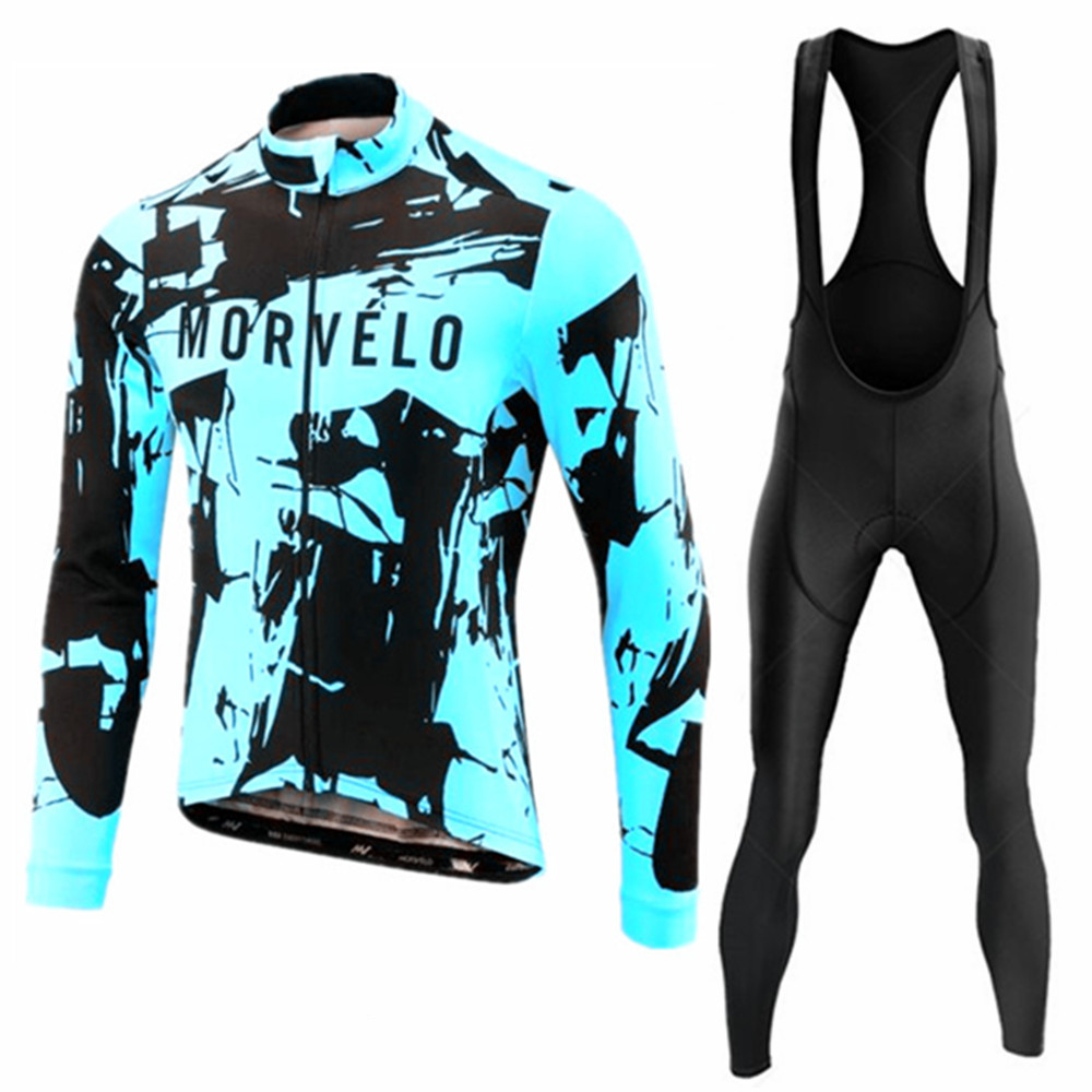 Bib Long Sleeve - Morvelo 2026 Herfst Fietskleding Set Lange