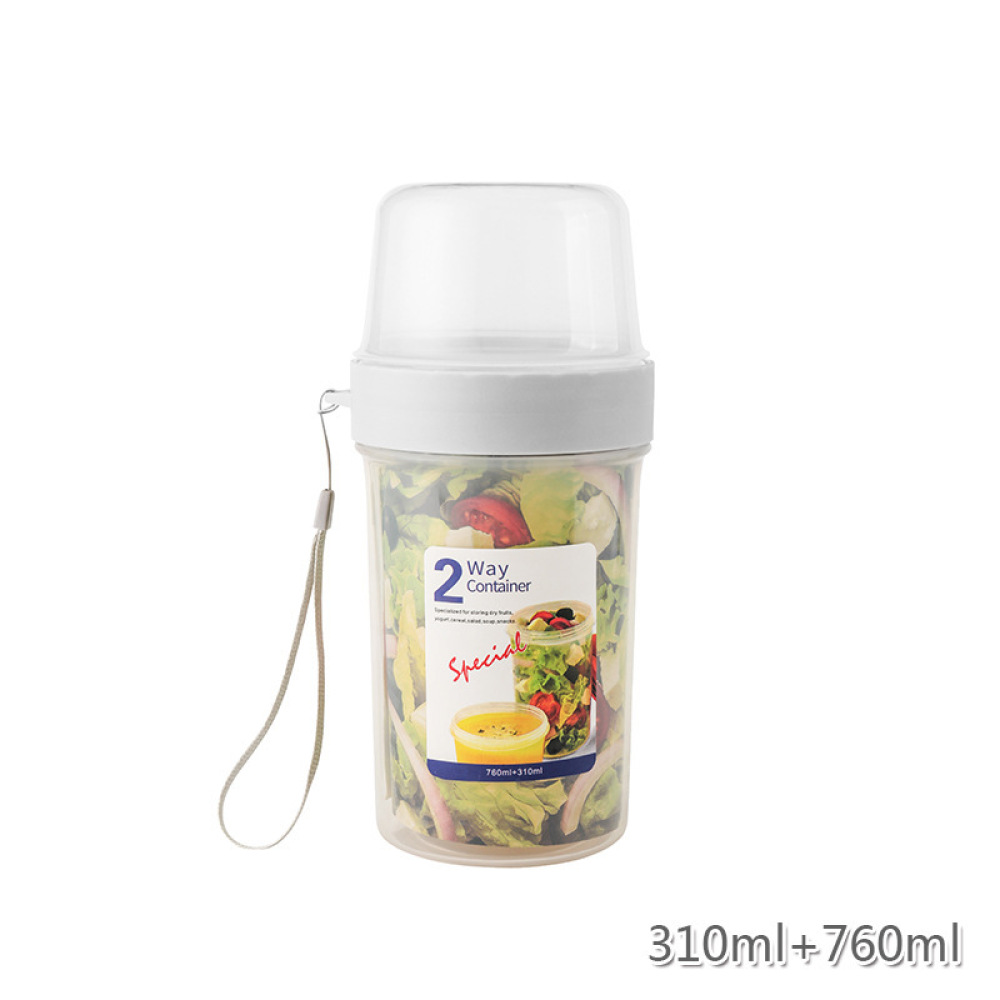 Baby Food For Travelling - Dubbellaagse lekvrije voedselcontainer, draagbare opbergdoos voor