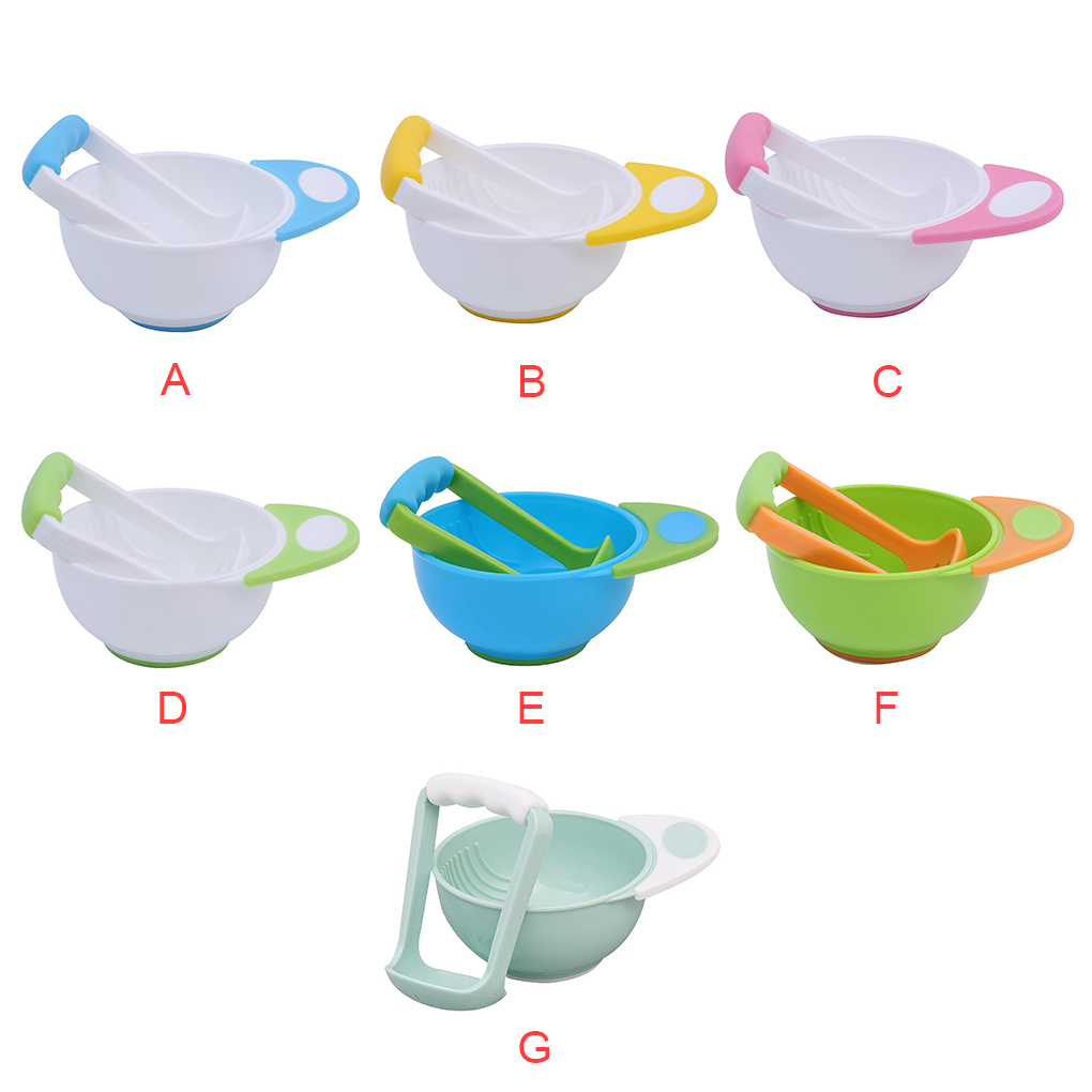 Baby Food Masher - Baby Maalbak Handleiding Kids Voeding Kom