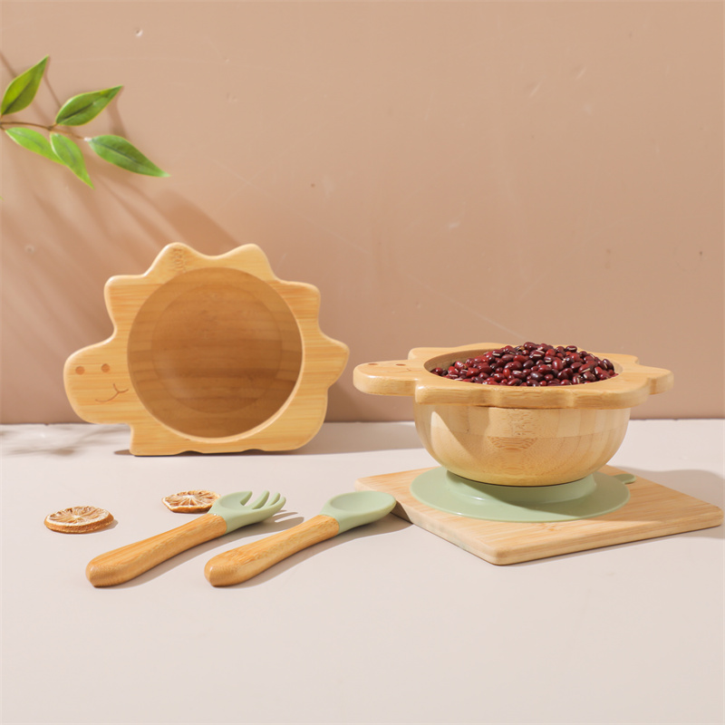 Baby Houten Servies Set Dinosa - Baby Food Menu recensie en prijs