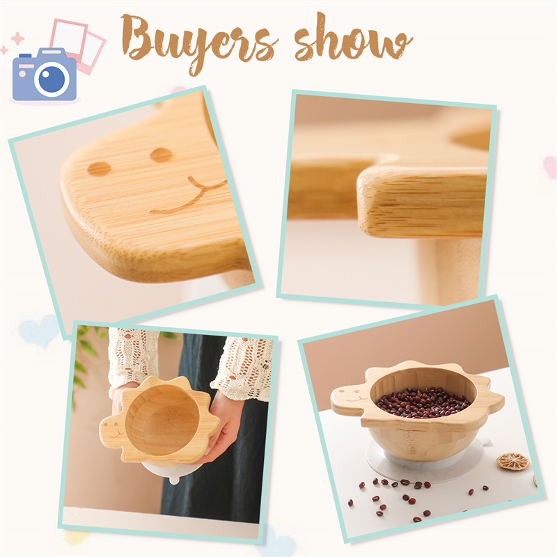 Baby Houten Servies Set Dinosa - Baby Food Menu recensie en prijs