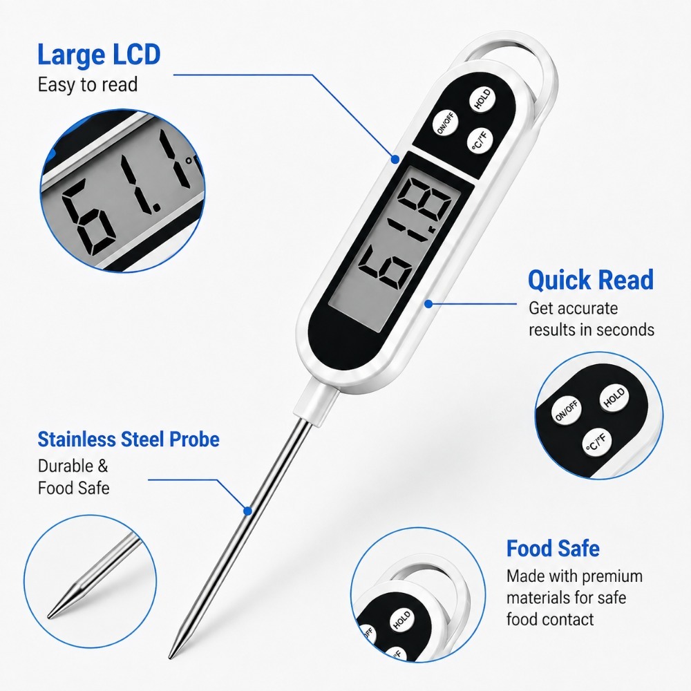 Digitale keukenthermometer met - Baby Food Age recensie en prijs