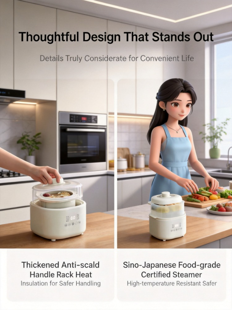220V kleine elektrische kookpl - Baby Food Stew recensie en prijs