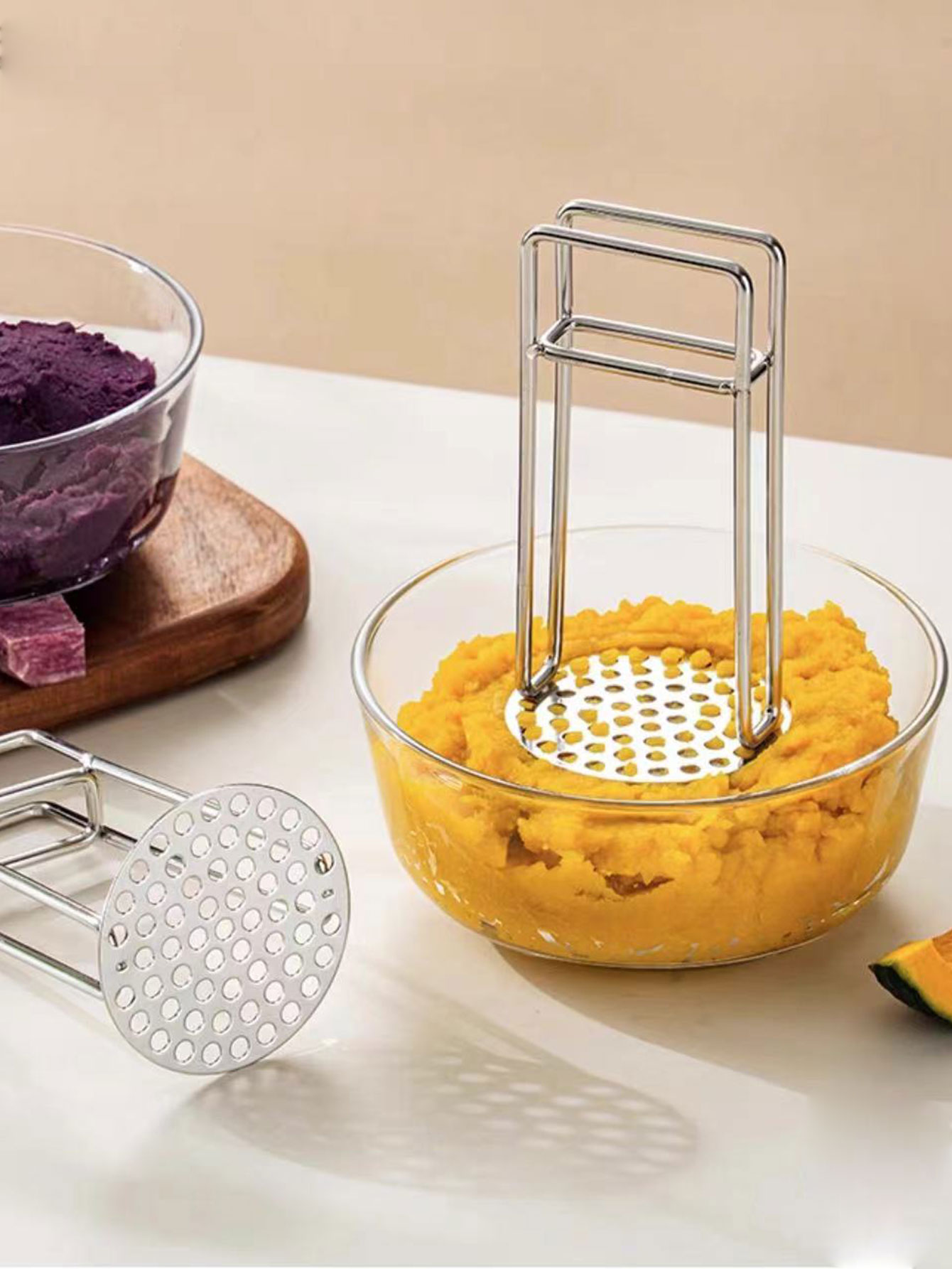 304 Roestvrij Staal Aardappels - Baby Food Masher recensie en prijs