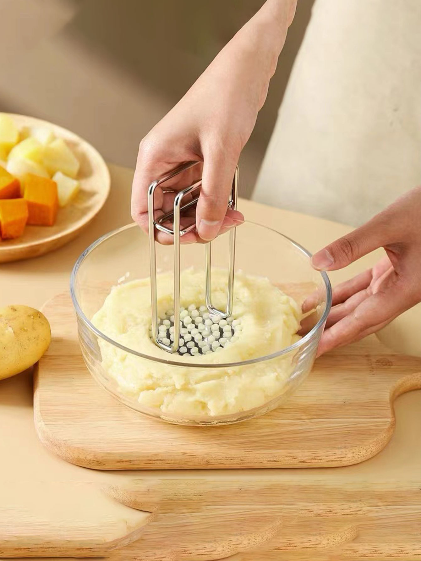 304 Roestvrij Staal Aardappels - Baby Food Masher recensie en prijs