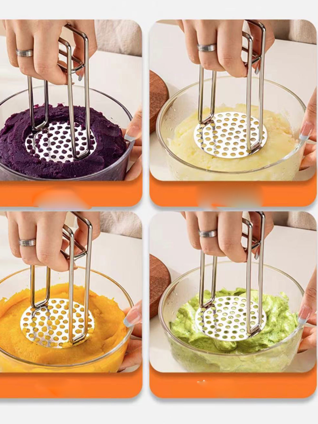 304 Roestvrij Staal Aardappels - Baby Food Masher recensie en prijs