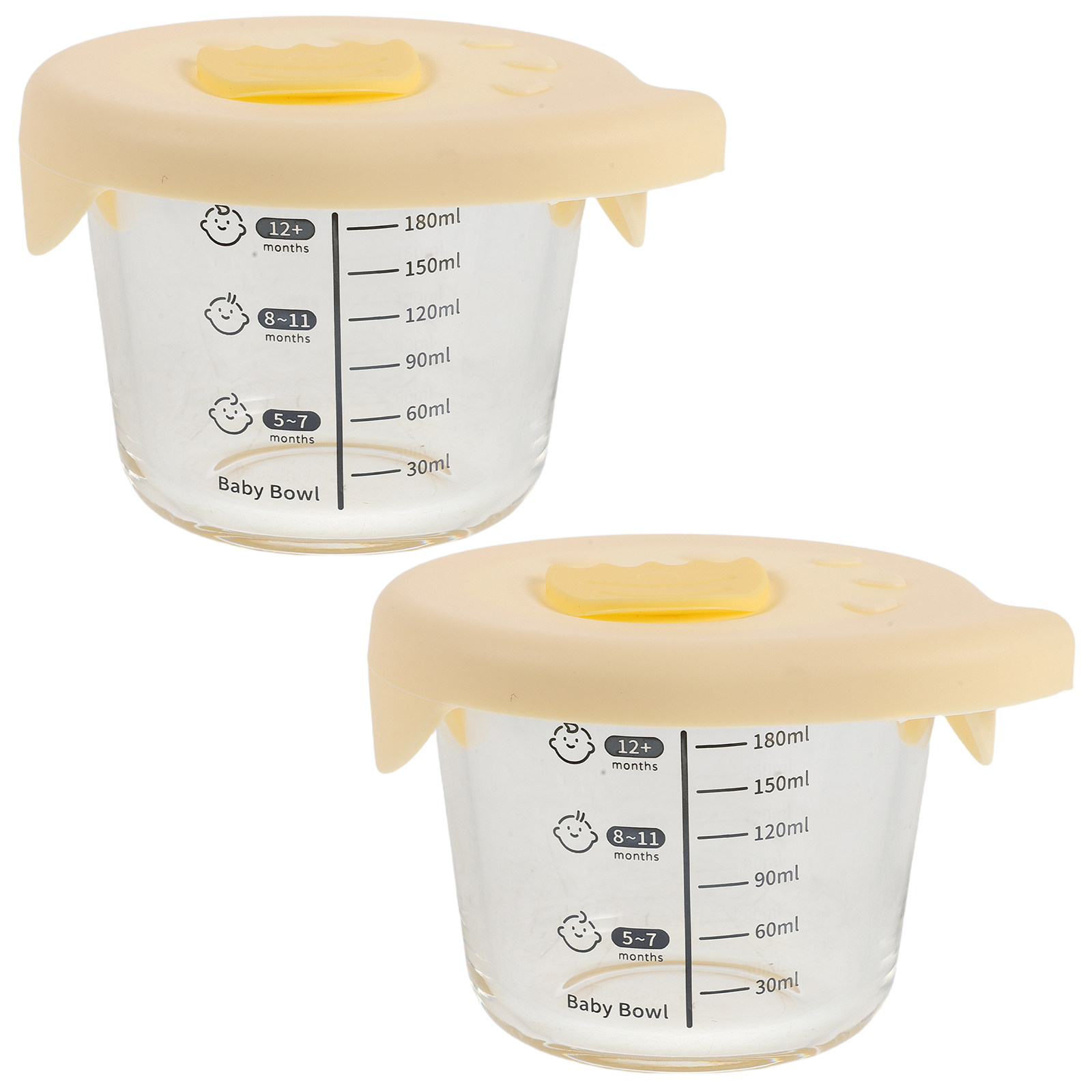 2 stuks glazen babyvoedsel bew - Baby Food Containers Glass recensie en prijs
