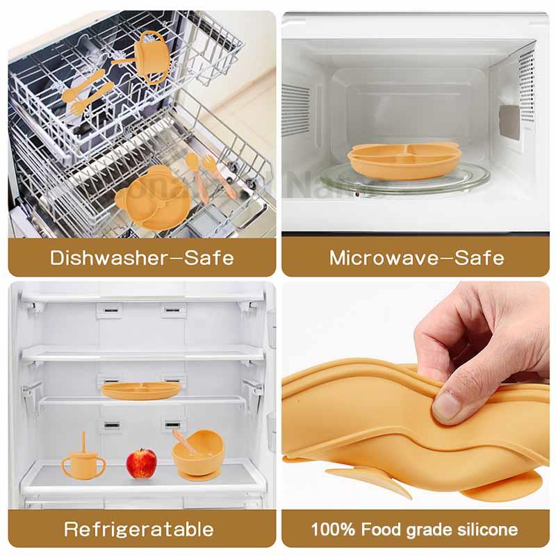 Babyvoeding Plaat Sets Zuigkom - Baby Food Menu recensie en prijs