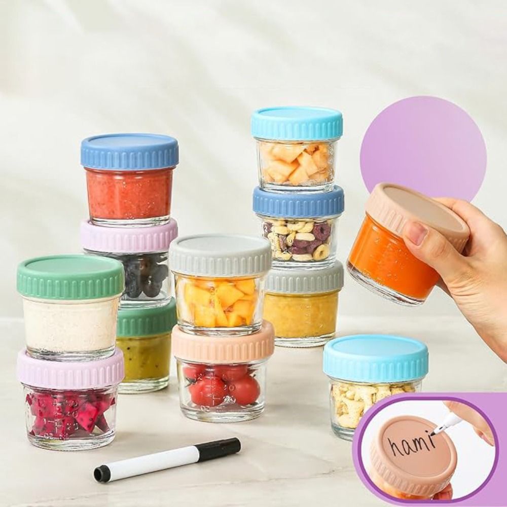 6 stks Mason Jar Glazen Babyvo - Baby Food Containers Glass recensie en prijs