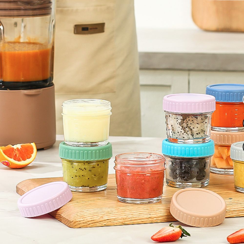 6 stks Mason Jar Glazen Babyvo - Baby Food Containers Glass recensie en prijs