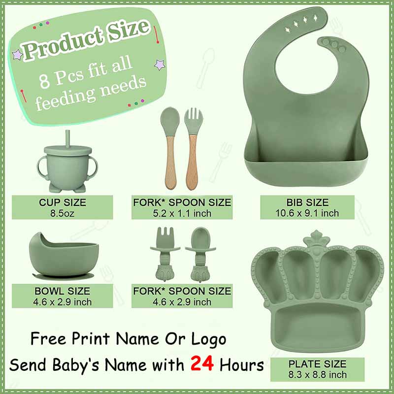 Gepersonaliseerde Naam Baby Vo - Baby Food Menu recensie en prijs