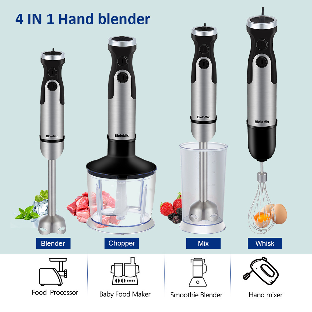 Multifunctionele staafmixer hu - Baby Food Hand Blender recensie en prijs