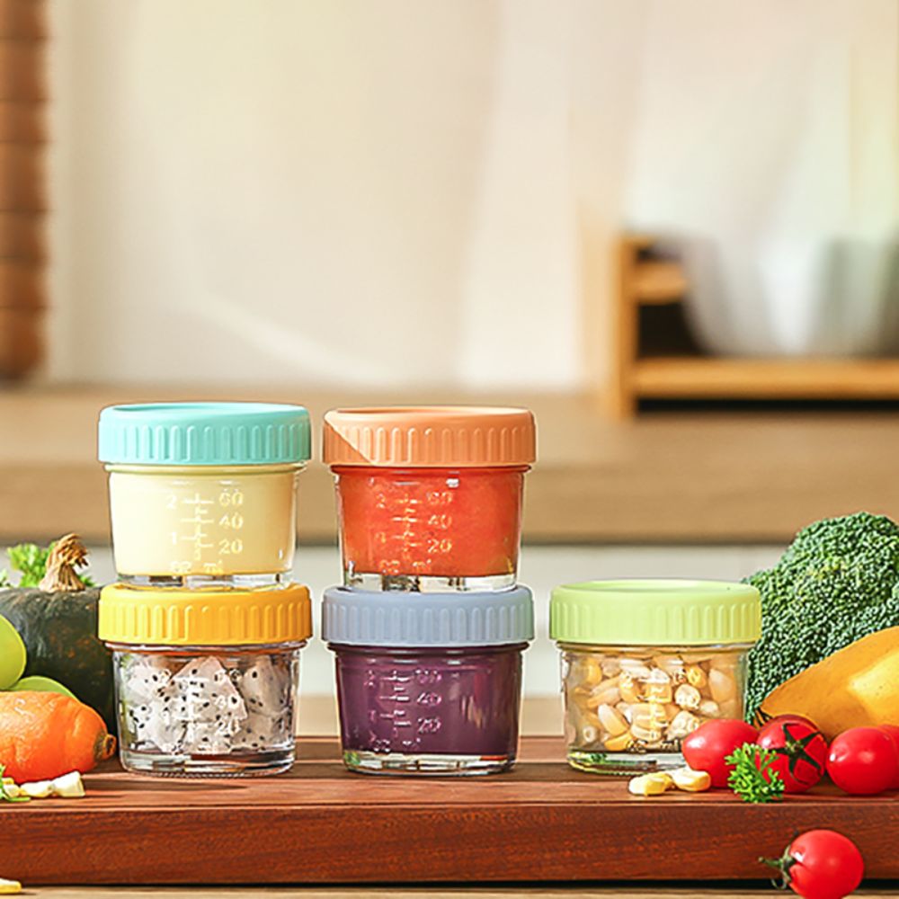 6 stuks glazen babyvoedingpot  - Baby Food Containers Glass recensie en prijs