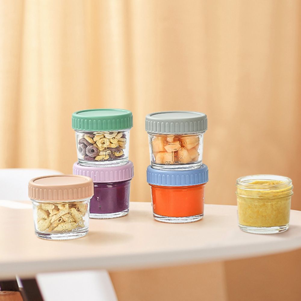 6 stuks glazen babyvoedingpot  - Baby Food Containers Glass recensie en prijs