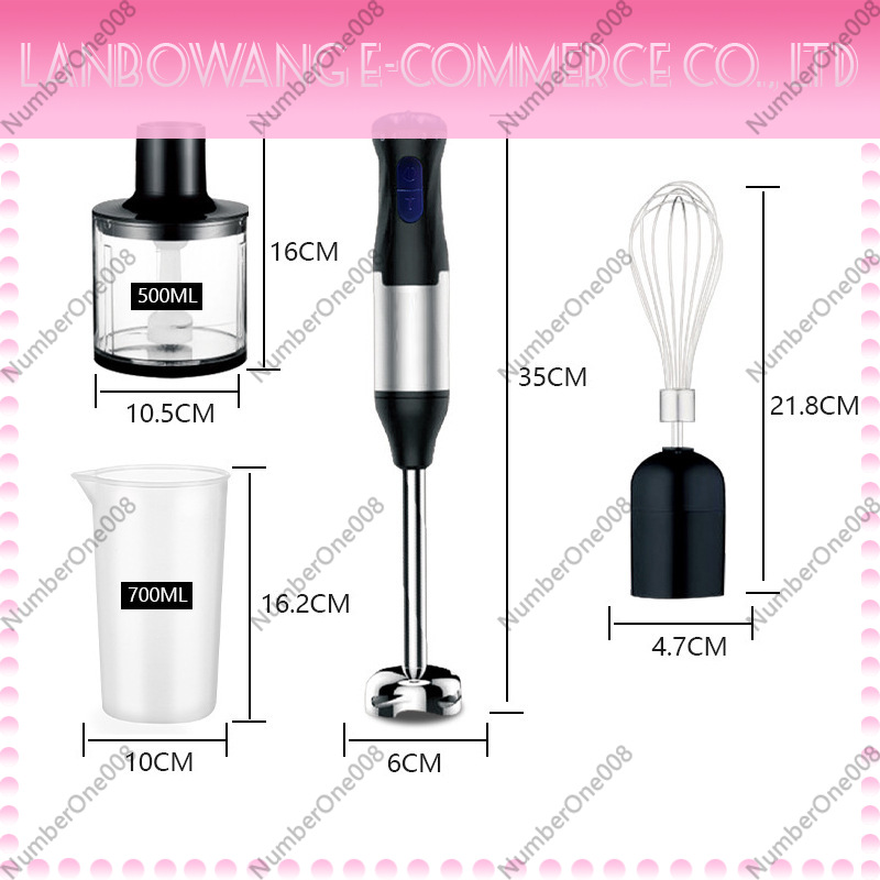 110V Staafmixer Set met 5 stan - Baby Food Hand Blender recensie en prijs