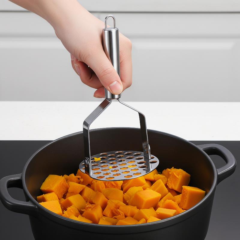 Roestvrijstalen aardappelstamp - Baby Food Masher recensie en prijs