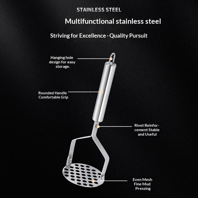 Roestvrijstalen aardappelstamp - Baby Food Masher recensie en prijs