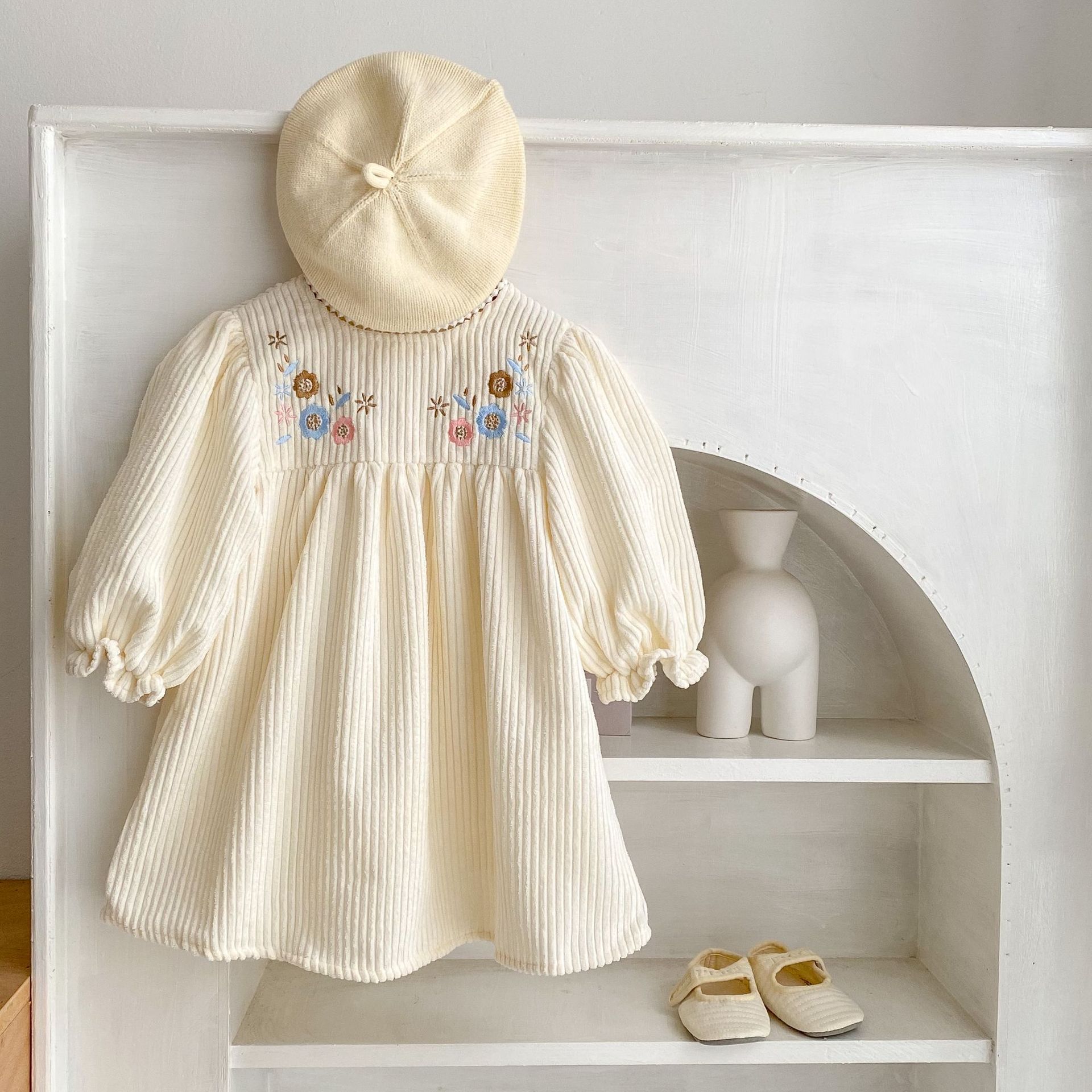 Lente Baby Meisje Jurk Babykle - Bib Long Sleeve recensie en prijs