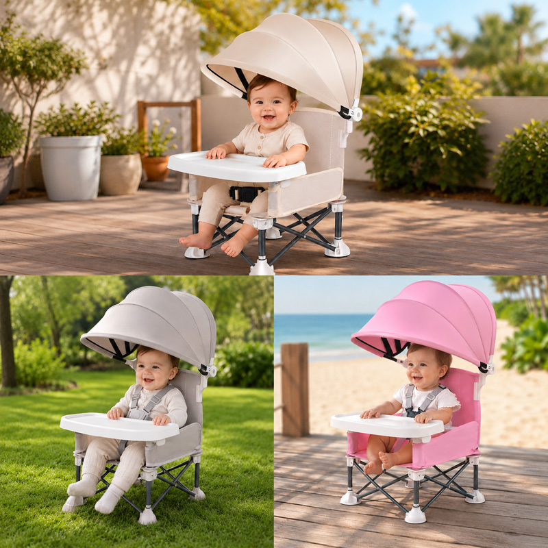 Opvouwbare baby-eetstoel met l - Baby Food Eating Chair recensie en prijs