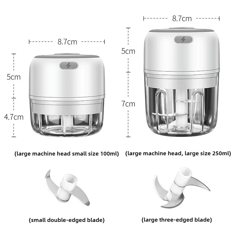 Elektrische Mini Knoflook Chop - Baby Food Chopper recensie en prijs