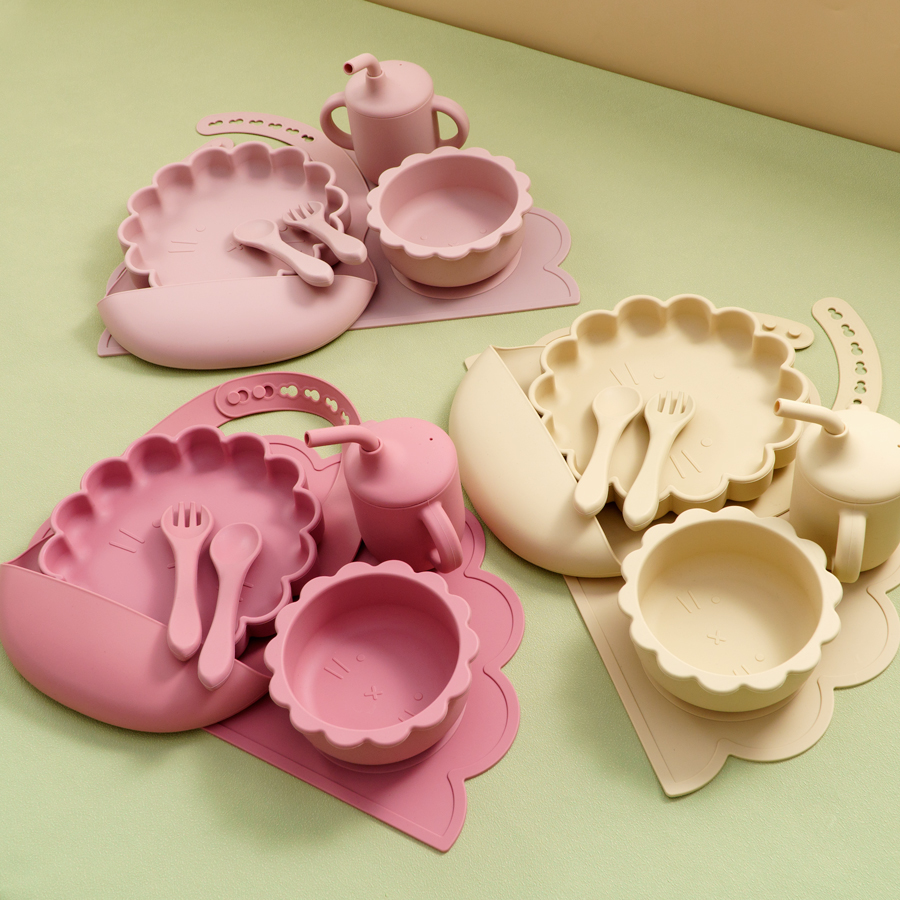 7 Stuks Baby Siliconen Servies - Baby Food Menu recensie en prijs