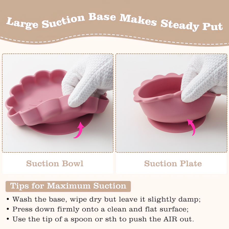 7 Stuks Baby Siliconen Servies - Baby Food Menu recensie en prijs