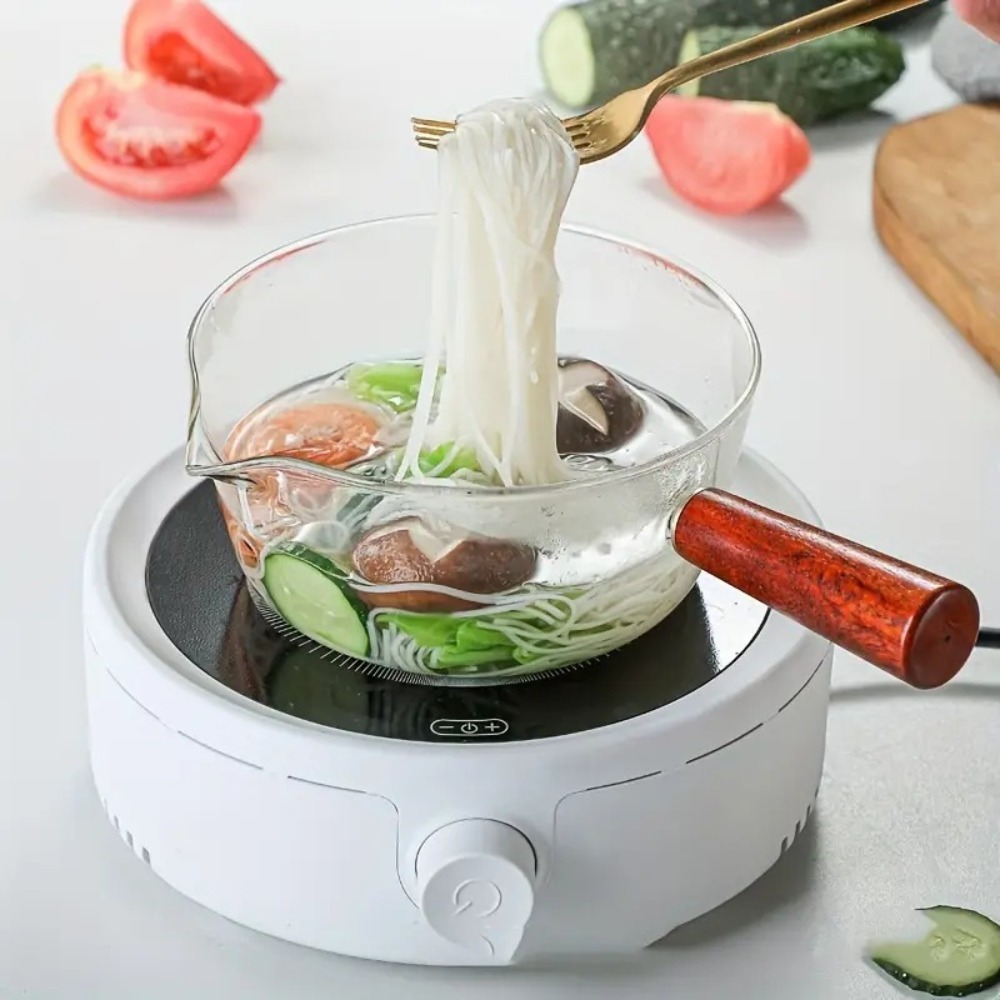 Mode glazen melkpot met houten - Baby Food Glass recensie en prijs