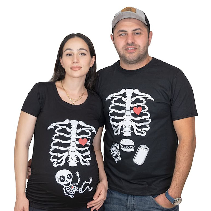 Moederschap Halloween Skelet T - Baby Food Intake recensie en prijs