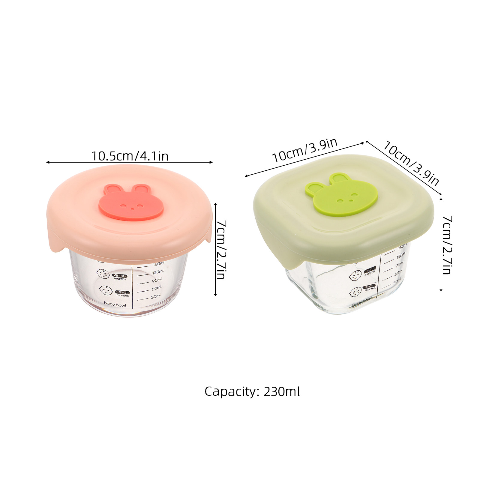 2 Stuks Babyvoeding Bewaarcont - Baby Food Containers Glass recensie en prijs