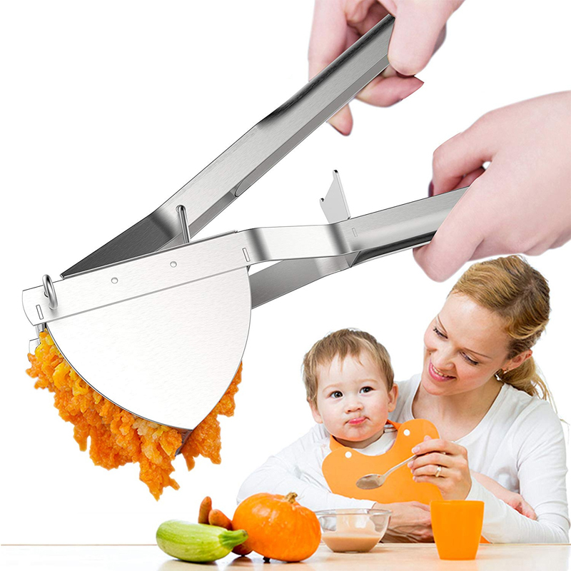 Aardappelstamper van roestvrij - Baby Food Masher recensie en prijs