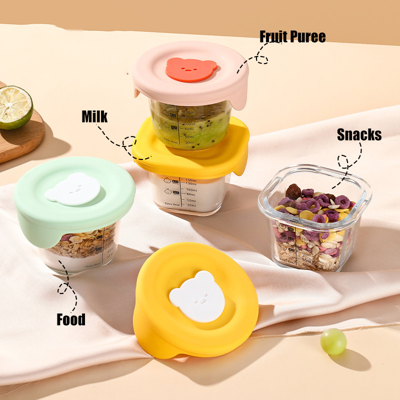 180ml Glazen Babyvoeding Opsla - Baby Food Containers Glass recensie en prijs