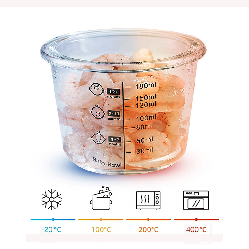 180ml Glazen Babyvoeding Opsla - Baby Food Containers Glass recensie en prijs