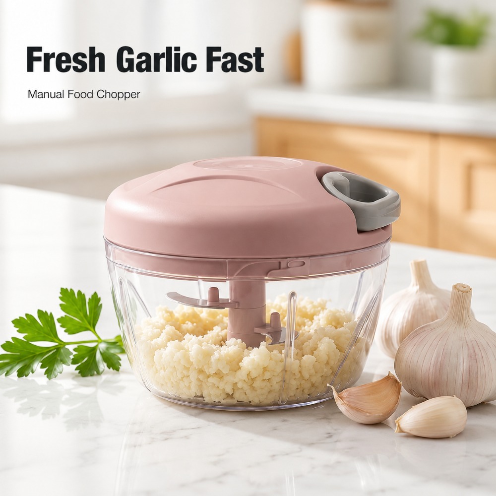 Handmatige trekkoord knoflookh - Baby Food Chopper recensie en prijs