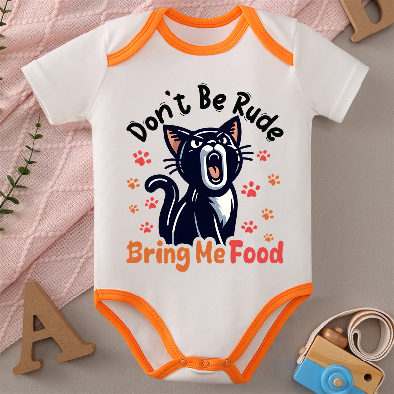 100% katoenen romper met 'Don' - Baby Food Intake recensie en prijs