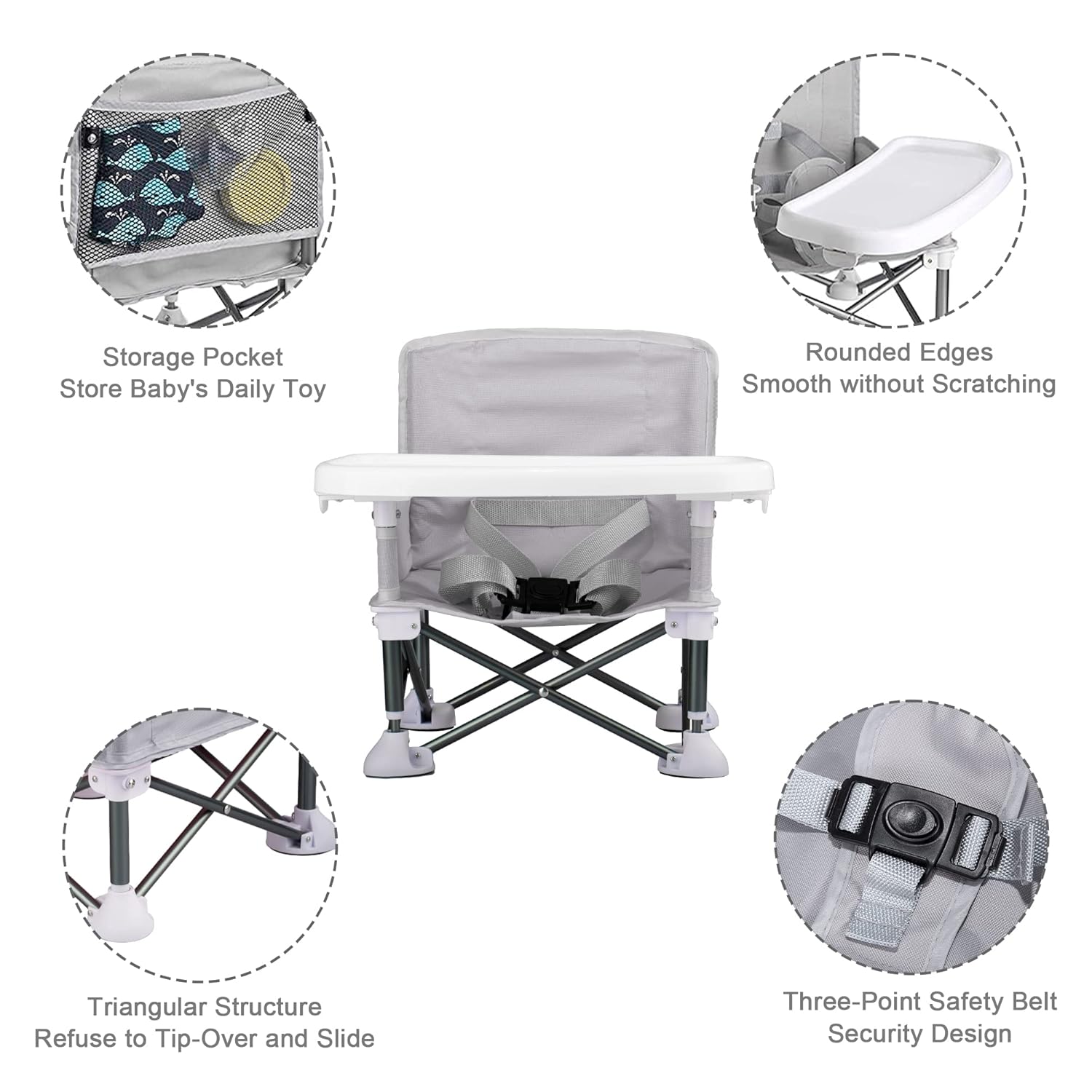 Klapstoel Baby-campingstoel Op - Baby Food Eating Chair recensie en prijs